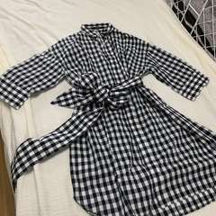 ジーナシス3wayチェックシャツの画像