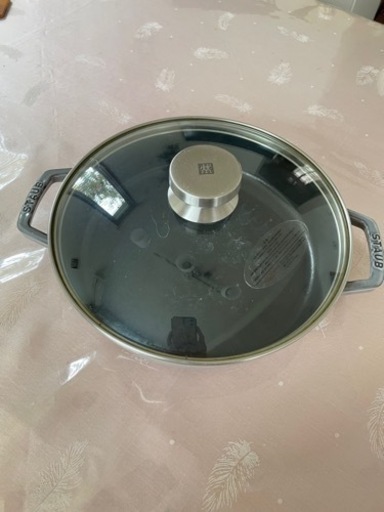 STAUB すき焼き鍋26ヘンケルス鍋ふた　値下げ