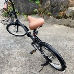 LORIS FOLDING 20インチ　オートライト　カゴ付き6段変速の画像