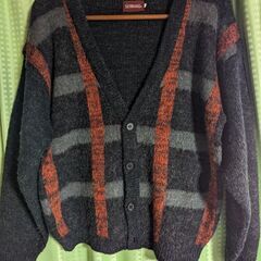 serrano カーディガン　古着　ビンテージ　レトロ　グレー
