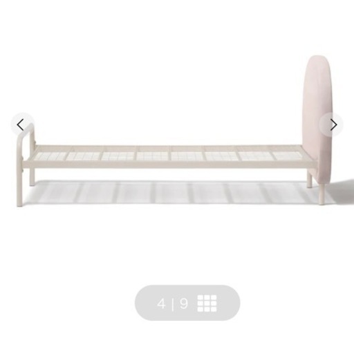 【Francfranc】ミニュイ ベッド セミダブル ピンク マットレス付き【お値下げ可】