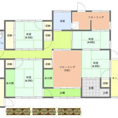 5SDK格安戸建て賃貸🉐礼金・仲介手数料0円！フリーレント付！ペ...