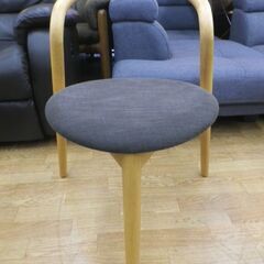 お値下げ！② nissin ダイニングチェア 2脚セット 座面ブラウン系 3本脚