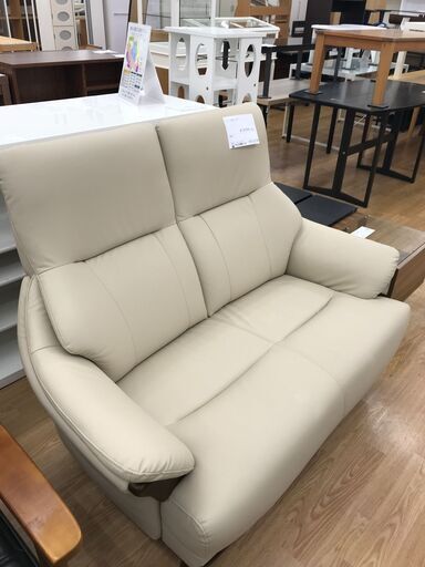 ★ジモティ割あり★ ニトリ 2人掛けソファー アイボリー H×W×D クリーニング済み KJ3080