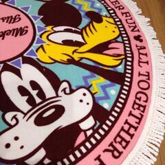 ディズニー　ラウンドタオルの画像