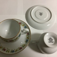 綺麗な中古　レトロなノリタケコーヒーカップ&ソーサーの画像