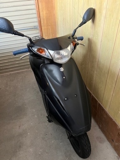 Suzuki アドレスV50 (黒.実動車.セル.キック1発.鍵、書類○)