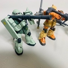 【旧ザクだけないです】HG　MG　ガンプラ完成品　4体ジャンクセットの画像