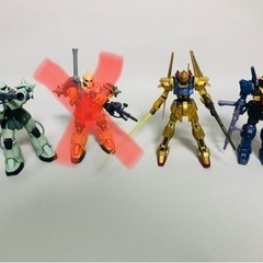 【旧ザクだけないです】HG　MG　ガンプラ完成品　4体ジャンクセットの画像