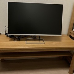 モニター　無印良品　木製ベンチ