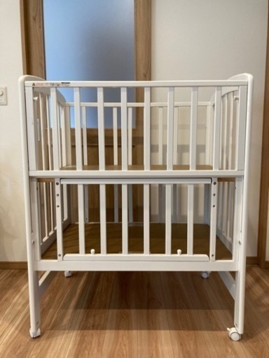 【取引中】KATOJI ベビーベッド　ハイタイプ　美品