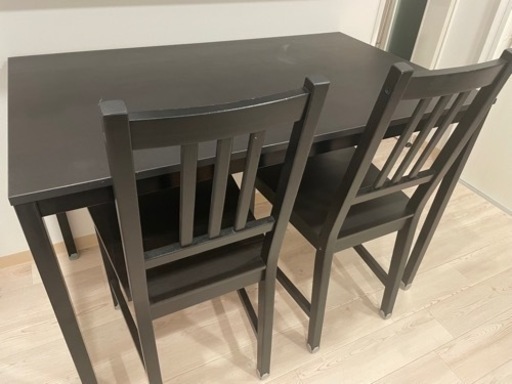 【‼️10/8までに取引可能な方‼️】【IKEA】ダイニングセット