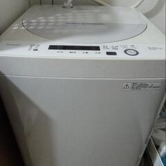 不具合なし SHARP 2017年製 縦型洗濯機 ES-GE5A...