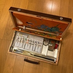 油絵具木箱セットの画像