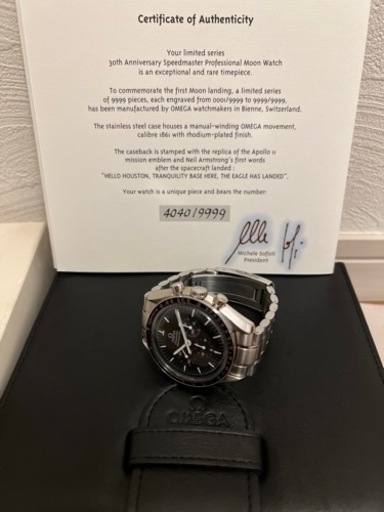 時計　オメガスピードマスター アポロ11号月面着陸30周年記念モデル
