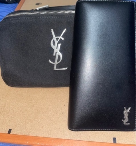 SAINT LAURENT PARIS 長財布、バッグ、ケース　3点セット