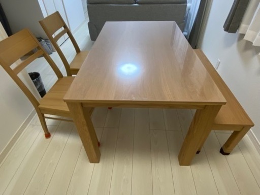 ニトリ　ダイニングテーブル4点セット