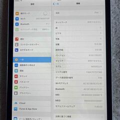 iPad mini silver A1455 16ＧＢ WI-FI+Cell　バッテリー８８％の画像