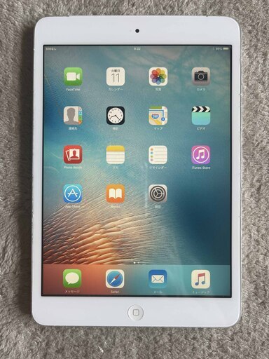 iPad mini silver A1455 ３２ＧＢ WI-FI+Cell　バッテリー８４％