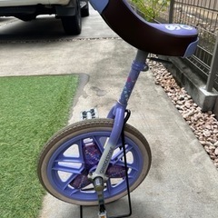 一輪車 ブリジストン パープル
