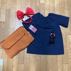 ハロウィン　ハンドメイド　魔女の宅急便　キキ　コスチューム　4歳...
