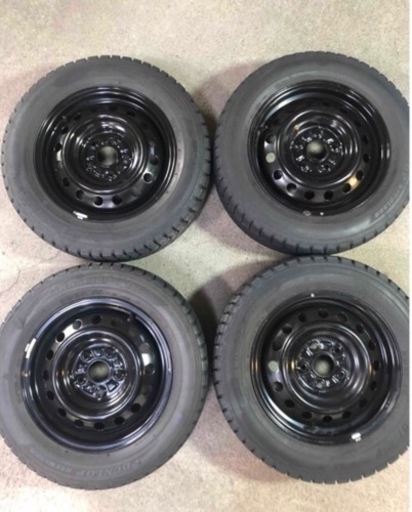 受付中　195/65R15 ダンロップ スタッドレス タイヤ ホイール4本セット
