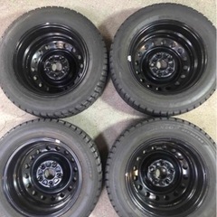 195/65R15 ダンロップ スタッドレス タイヤ ホイール4本セット の画像