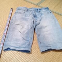 メンズ　ハーフジーンズ