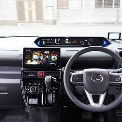 令和５年式　ダイハツ タント660 カスタム RS ツートンカラー アルパインスピーカー 純正10インチナビターボ車 パール ETC 全方位カメラの画像