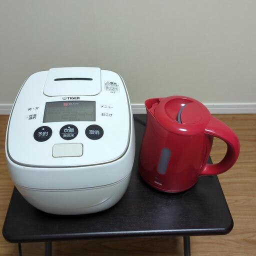 炊飯器\u0026電気ケトルのセット