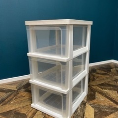 天板付きカラーボックス（ローラー付き）の画像