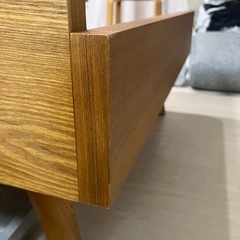 UNICO　ウニコ　ALBERO　アルベロ　3シーター　トリプルソファ　アームレスソファ　グレー×ウォールナットの画像