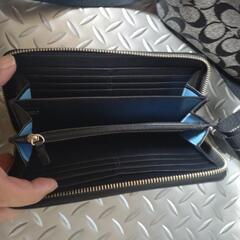 ☆正規品【COACH】コーチショルダーバック　ラウンドファスナー財布セットの画像
