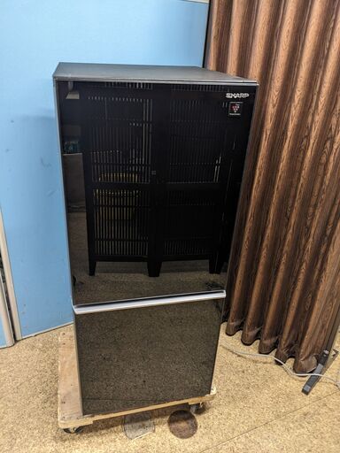 2020年製 SHARP 2ドア冷凍冷蔵庫 137L SJ-GD14F-B どっちもつけかえドア 左右調整可 ガラスドア