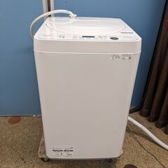 2021年製 SHARP 全自動電気洗濯機 5.5kg ES-GE5E-W 風乾燥3.0kg コンパクト