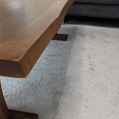 ニトリで購入・天然木ローテーブルの画像