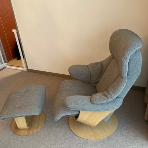 かりもく 2022年購入 1人用ソファ オットマン付