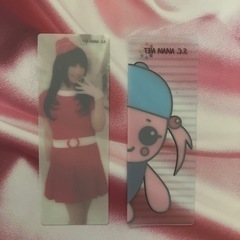 決まってます【送料無料】水樹奈々さん クリアしおりの画像