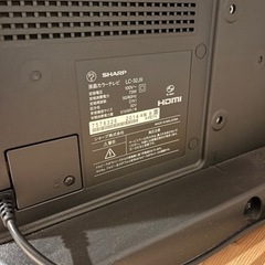 SHARP AQUOS 32V型の画像