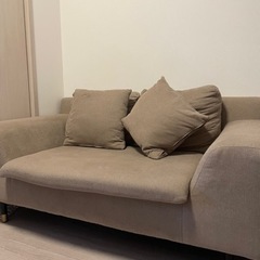 【値引中！】2人掛けローソファーの画像