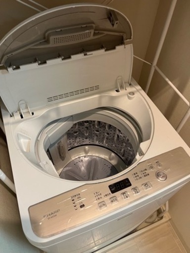 SHARP 全自動洗濯機 ES-G55SC-N  2017年製　5.5kg