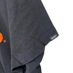 VANS  バンズ Tシャツ VANS-MT01 M BLACK×ORANGEの画像