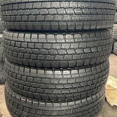 ⛄145R12 6PR LT❄️工賃込み！軽トラ、バン等に！DUNLOP製