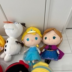 ひとつ500円　ディズニー　プリンセス　ぬいぐるみ　シンデレラ　アナ　エルサ　ベルの画像
