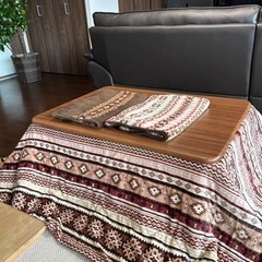 家具調こたつ、ローテーブル（美品）の画像