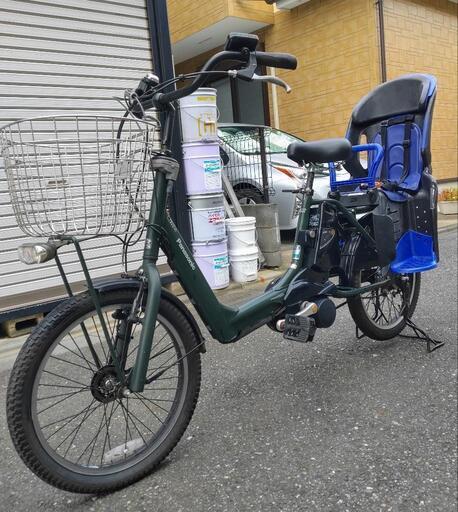 電動アシスト自転車パナソニックギュットアニーズマットグリーン