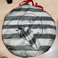 ポップアップテント　未使用品　グリーン&ベージュセット