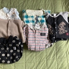 冬用ベビー服オーバーオール【受渡者決定】の画像