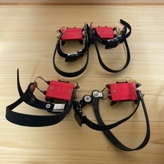 4本爪アイゼン バックル式 【2ペア、袋は1袋】