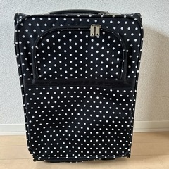 キャリーバッグ 水玉
